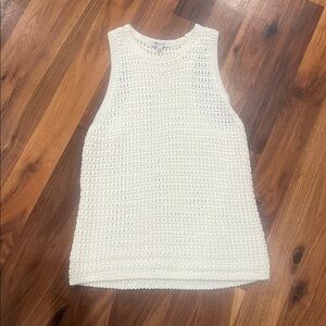 Madewell open knit sweater tank